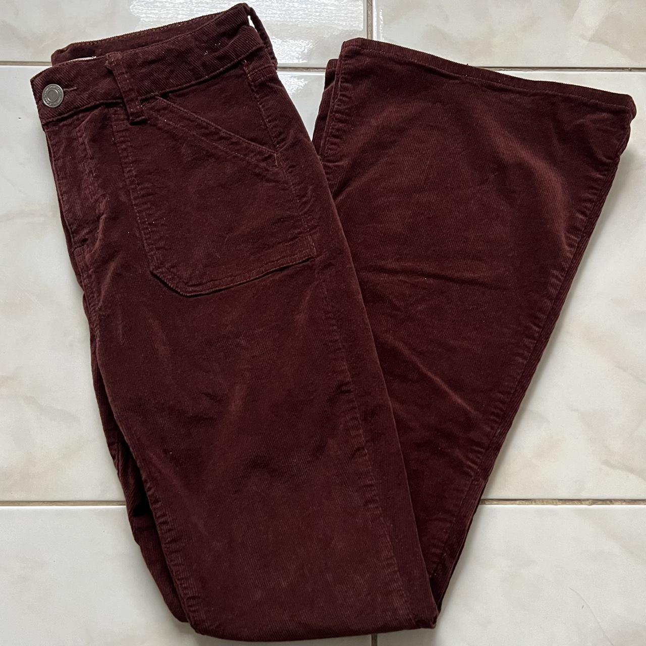 wts • kohl’s juniors so burgundy/brown corduroy... Depop