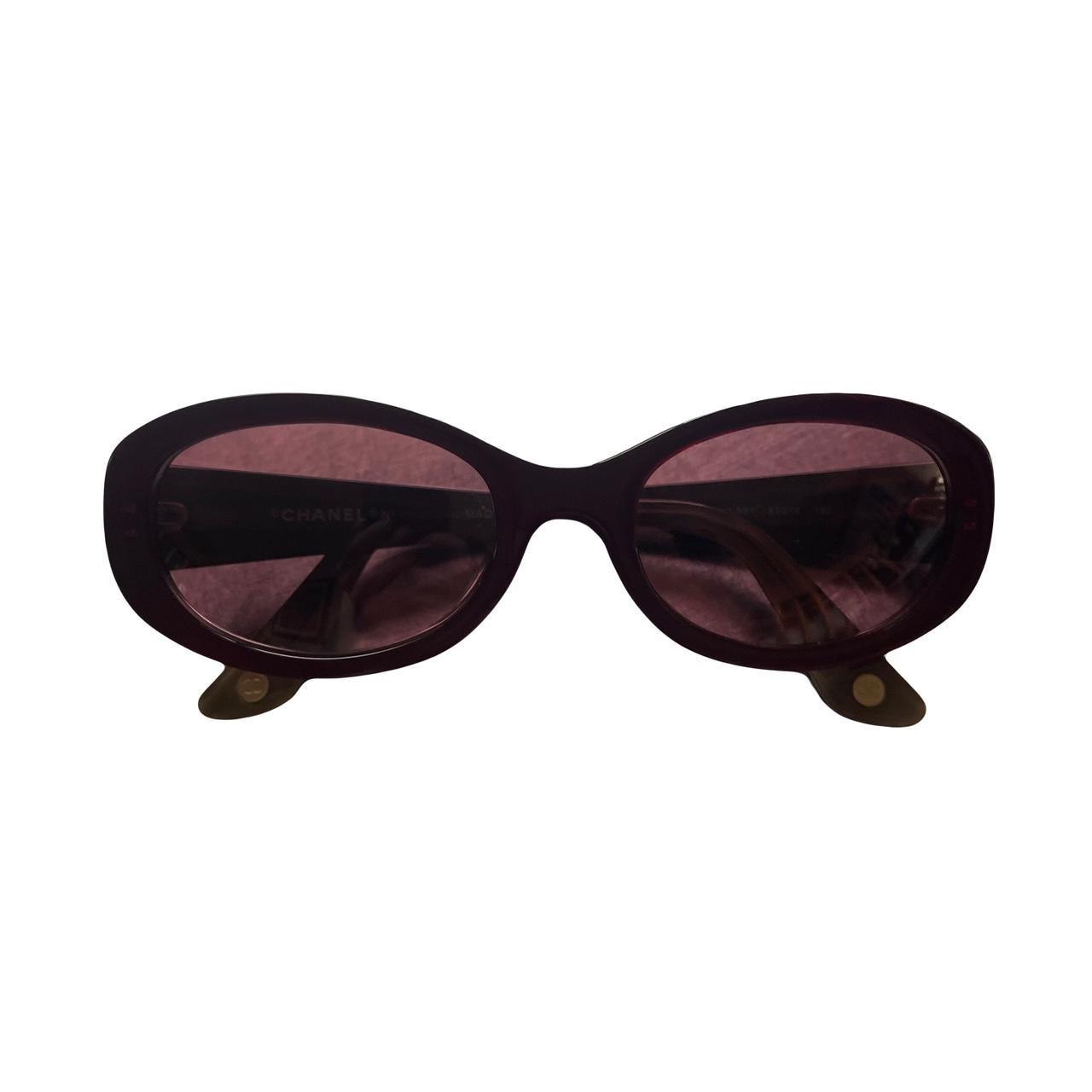 chanel red sunglasses