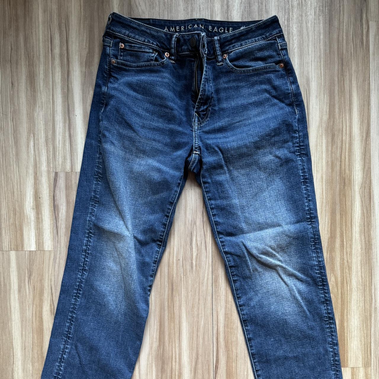 American Eagle men’s jeans, dark wash, Athletic... - Depop