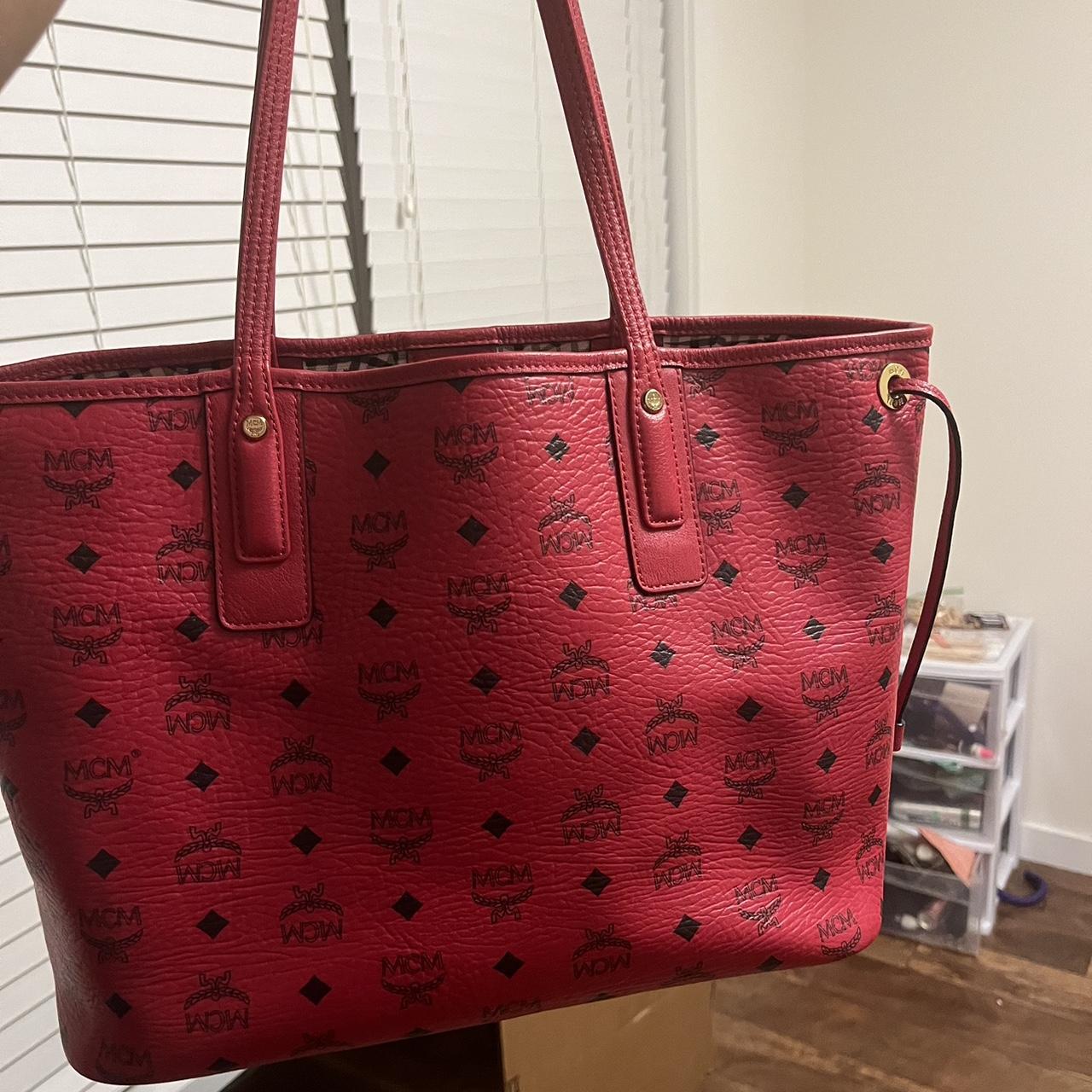 Mcm red outlet pouch