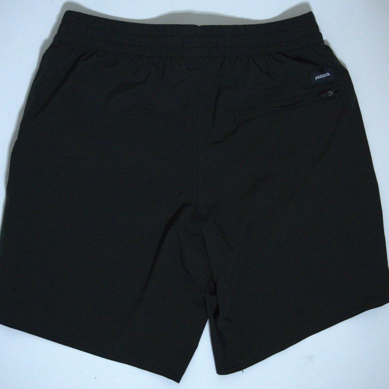 - RSQ Nylon Black Shorts - No stains or signs of... - Depop