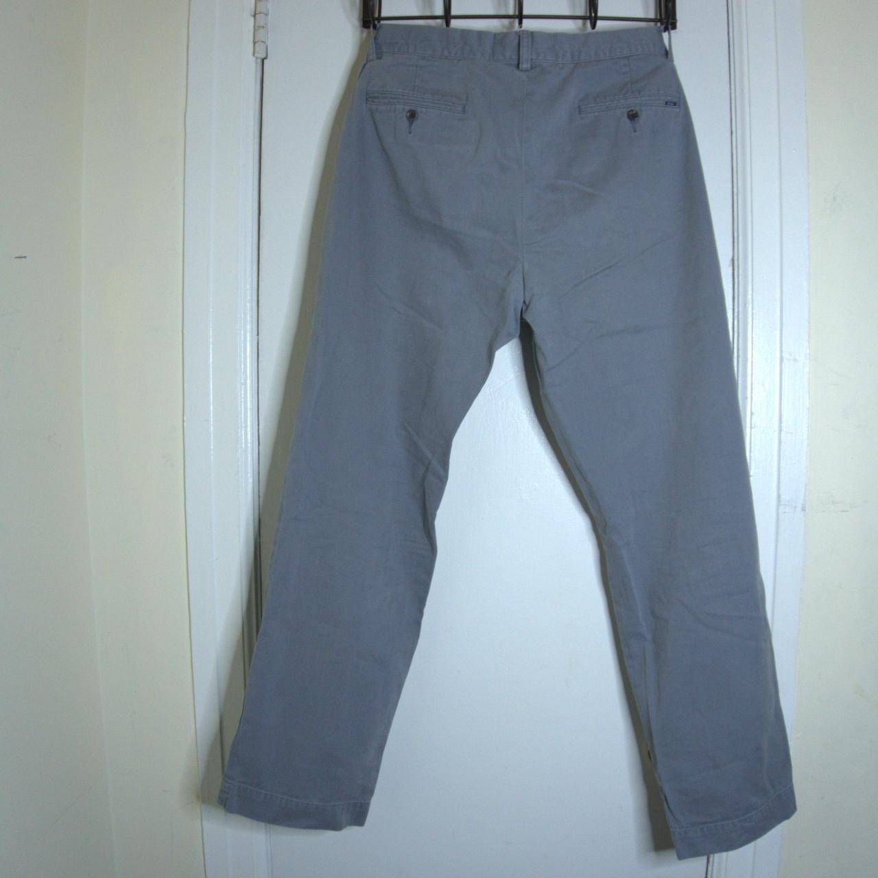 RALPH LAUREN Grey Slim Pants - Washed - Minimal... - Depop