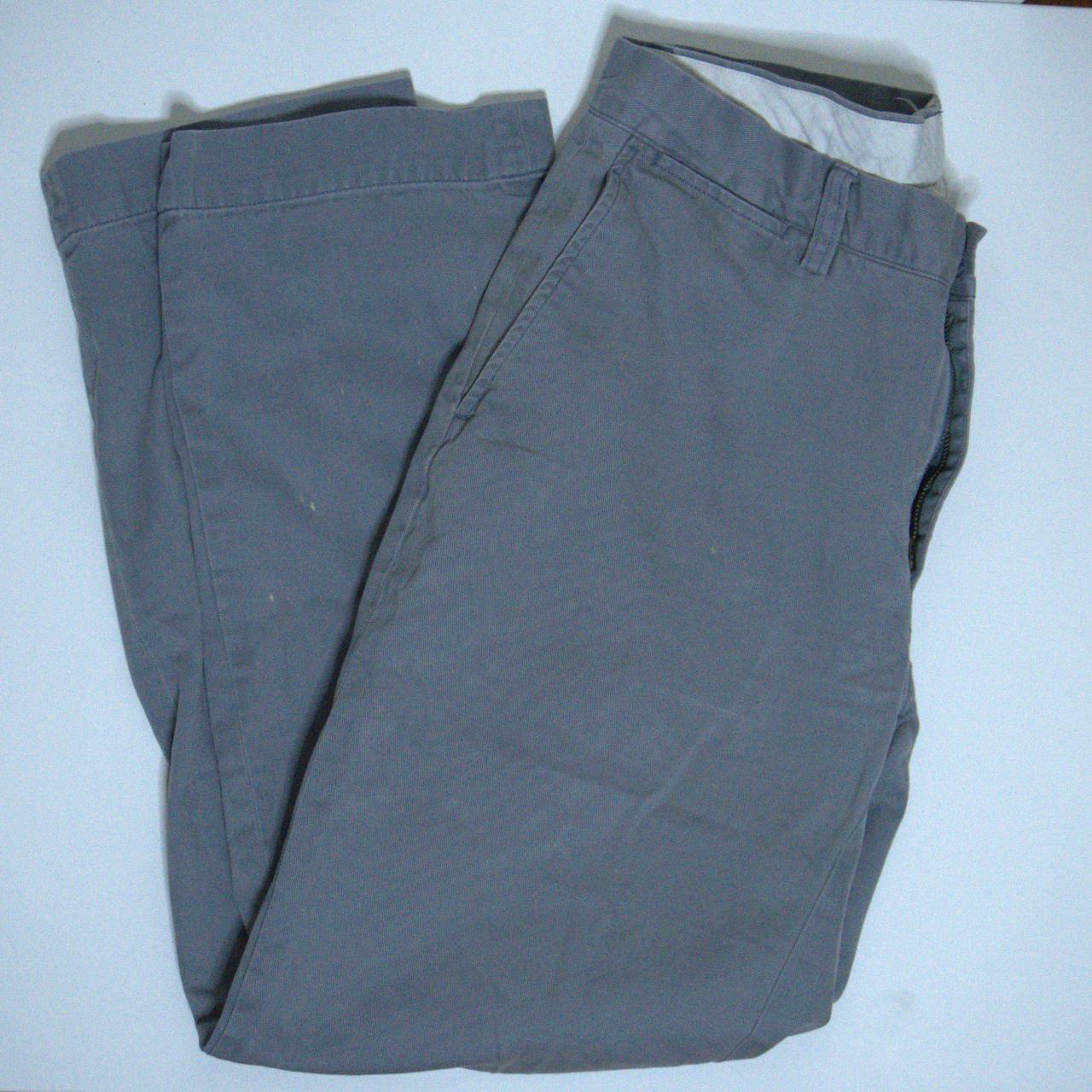 RALPH LAUREN Grey Slim Pants - Washed - Minimal... - Depop