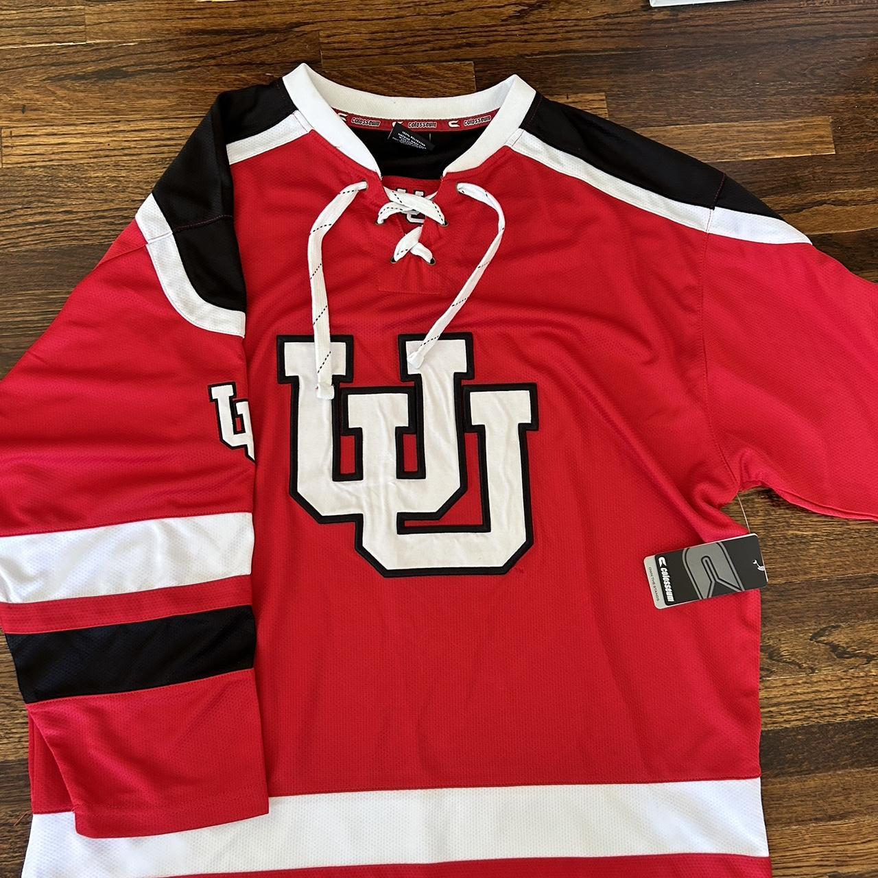 Utah Utes hockey jersey utahutes utahhockey... Depop