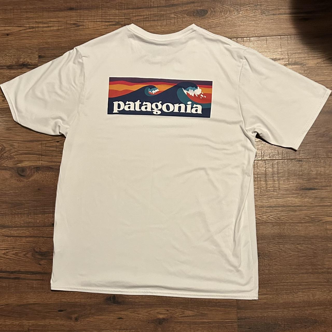 White Patagonia shirt No flaws Size m #shirt... - Depop