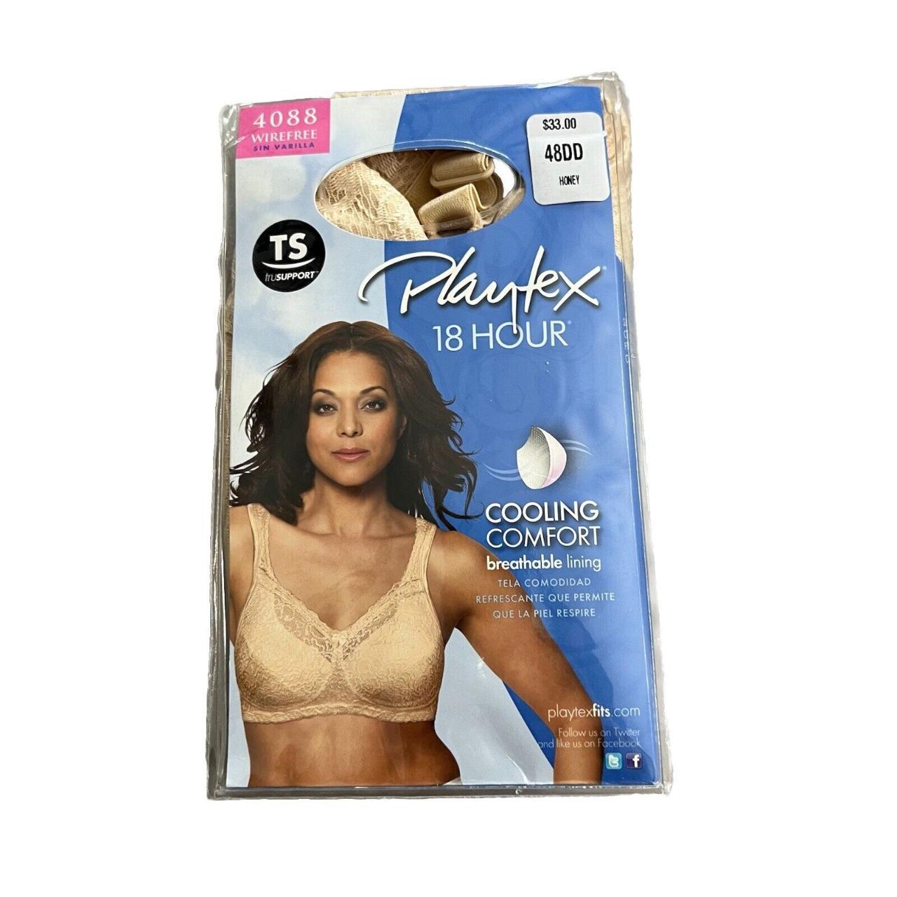 Playtex 18 Hour 48DD Cooling Comfort Wirefree Bra... - Depop