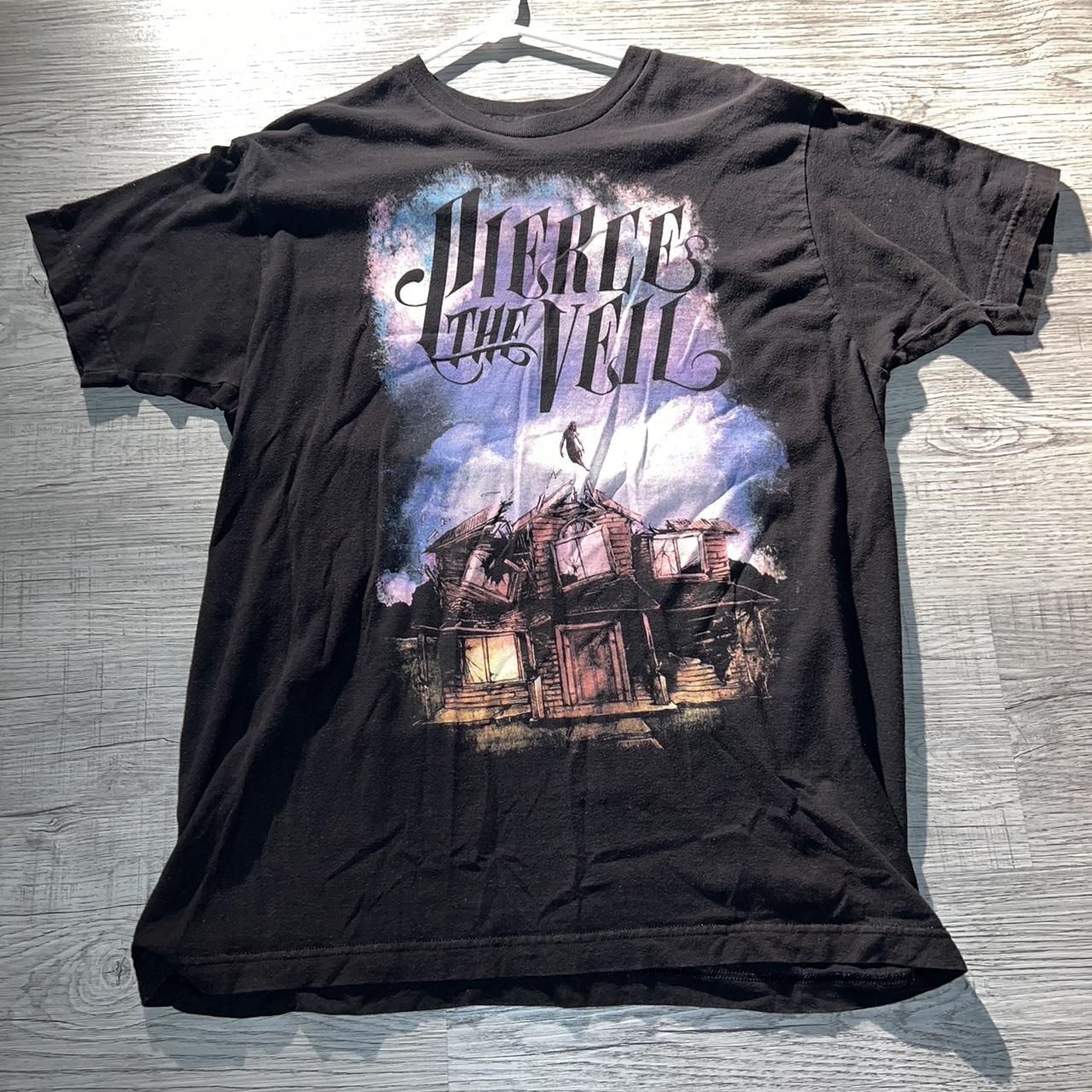 Collide with the sky Pierce the Veil album tee - Depop