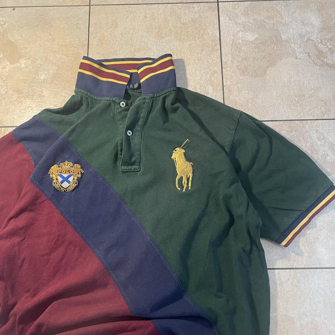 Polo Ralph Lauren Men's Polo shirt - Multi/Green … - image 2