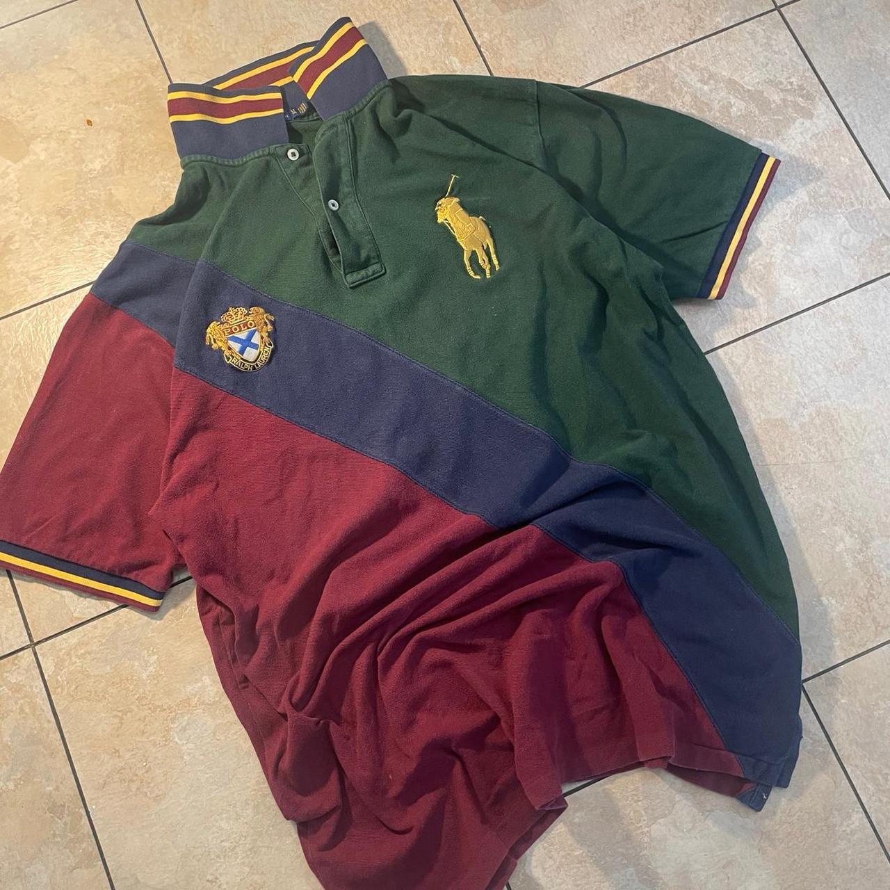 Polo Ralph Lauren Men's Polo shirt - Multi/Green … - image 1