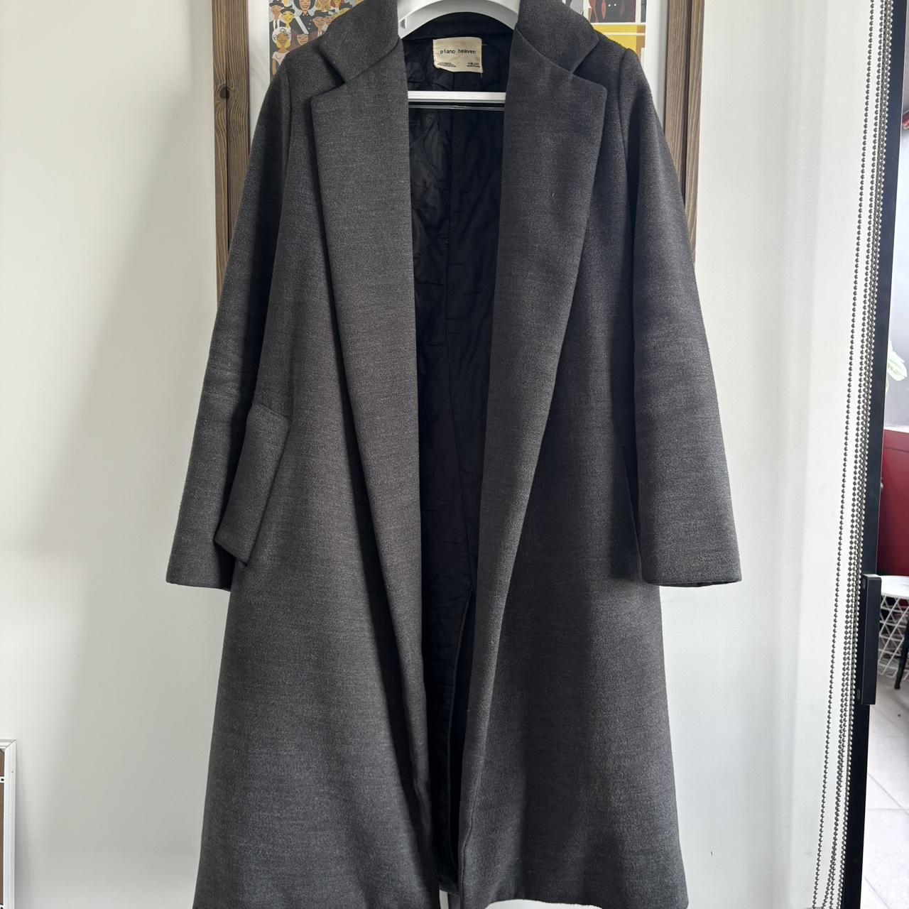 Mid Grey Coat Can be dry cleaned before selling for... - Depop