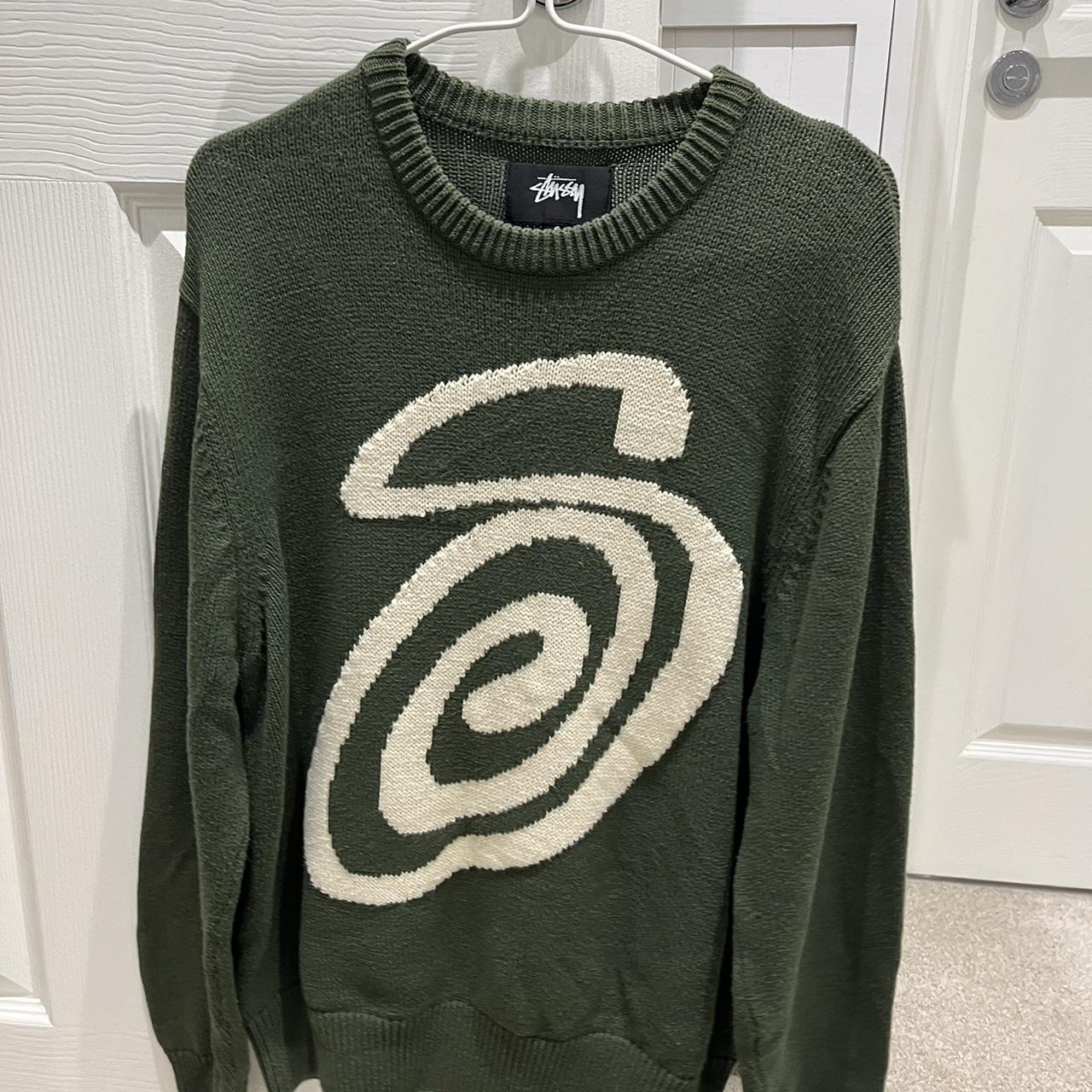 Stussy S swirl knit perfect condition size - Depop