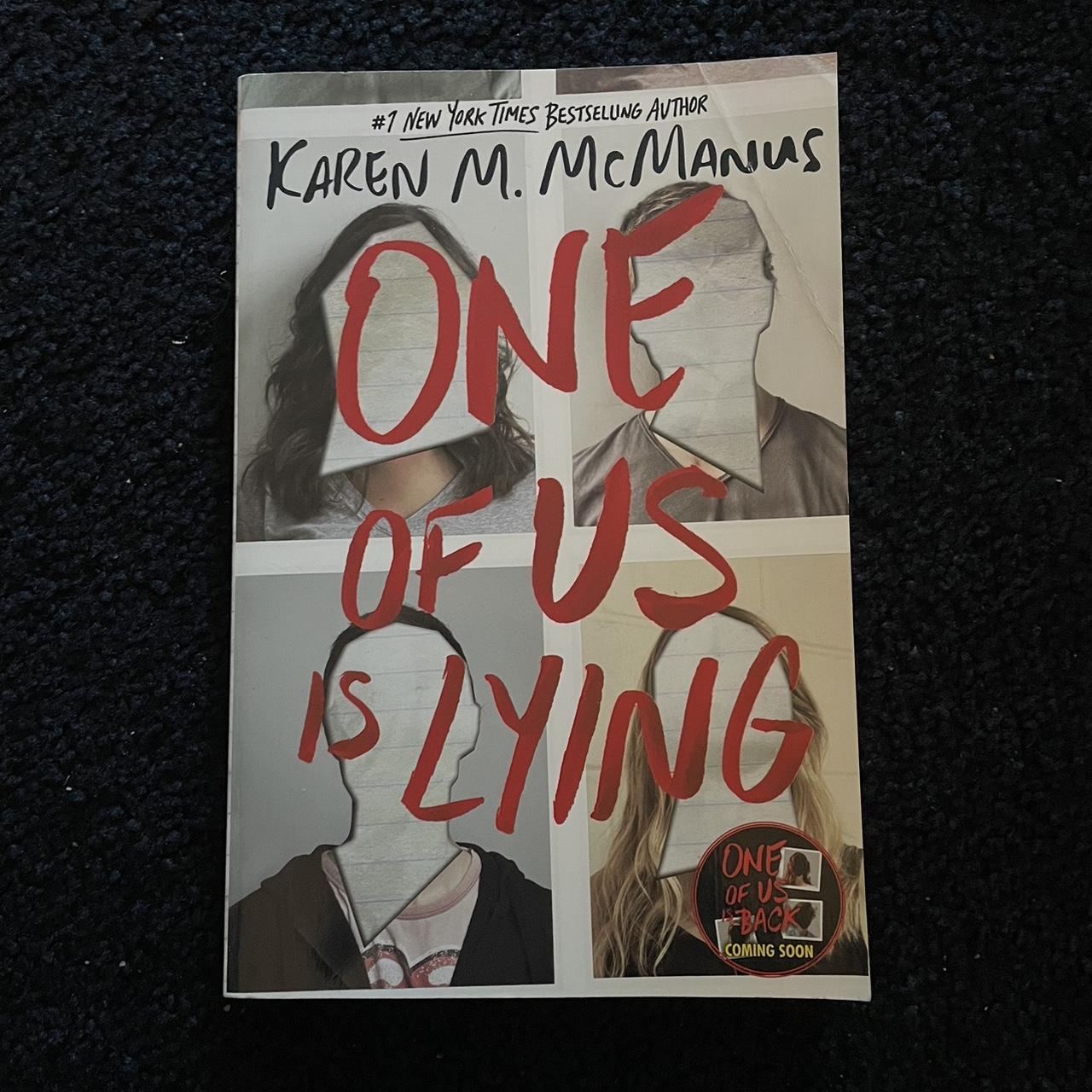 One Of Us Is Lying by Karen M. McManus Cover is... - Depop