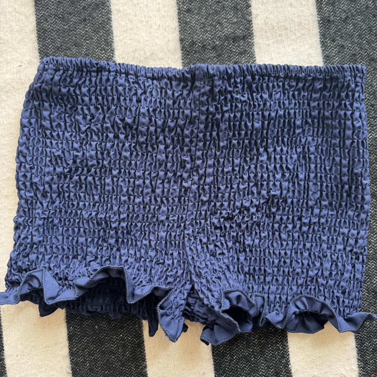 Navy summer mini shorts / bloomers 🧁 so good for... - Depop