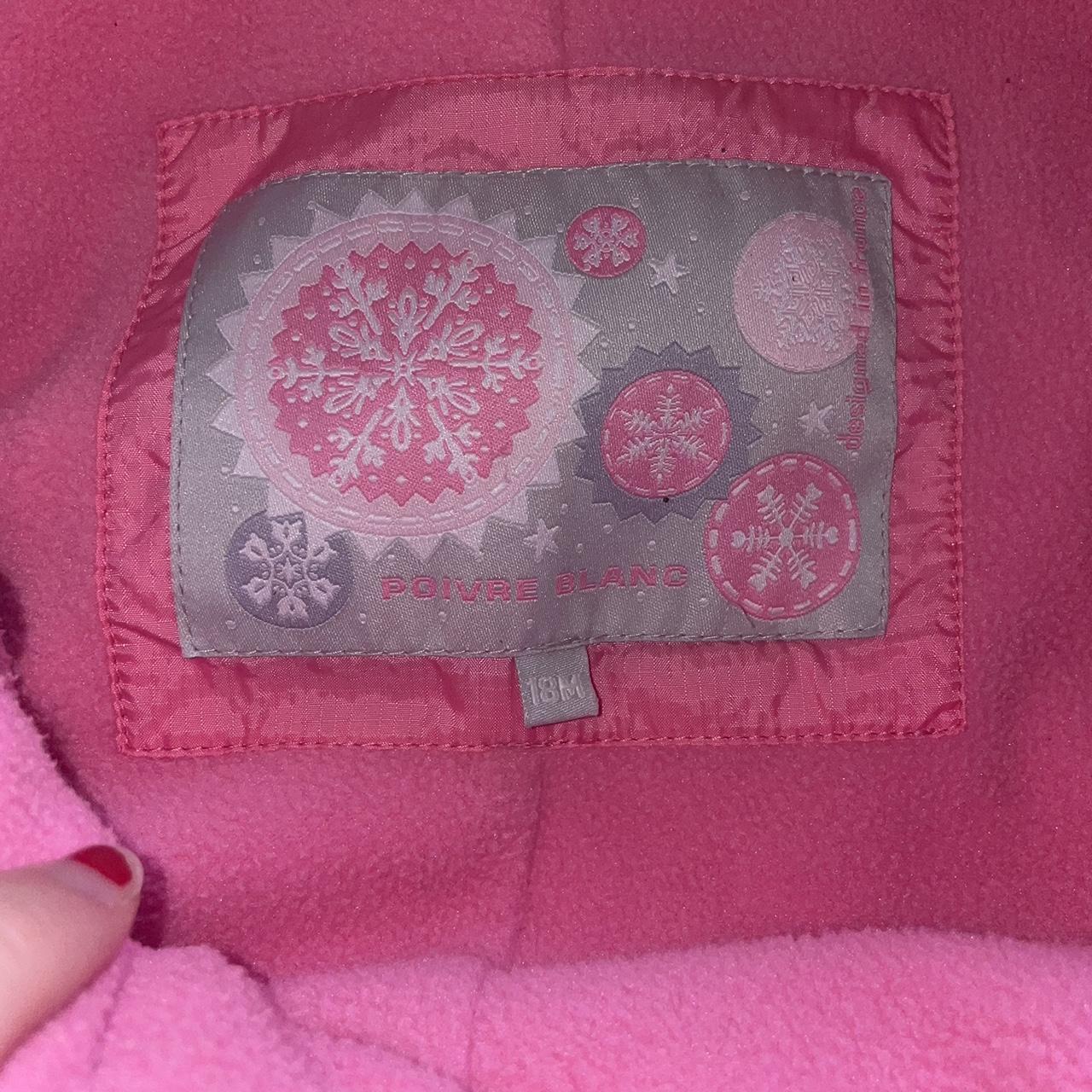 Poivre Blanc Baby ski wear Pink Fluffy on the... Depop
