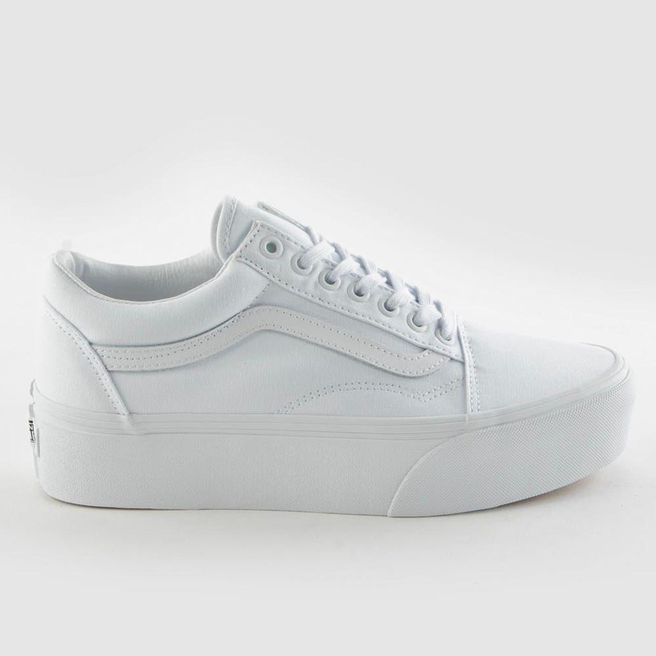 Vans old skool blancas mujer hot sale