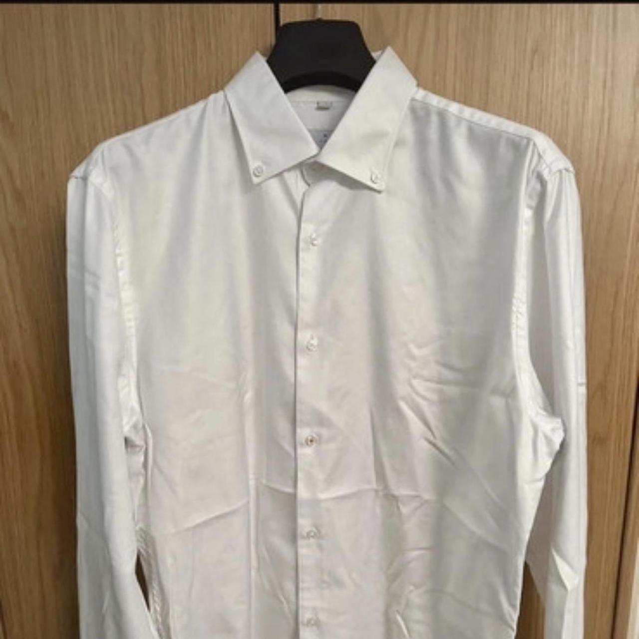 The Shirt Society - Men's Oxford Shirt - White XL... - Depop