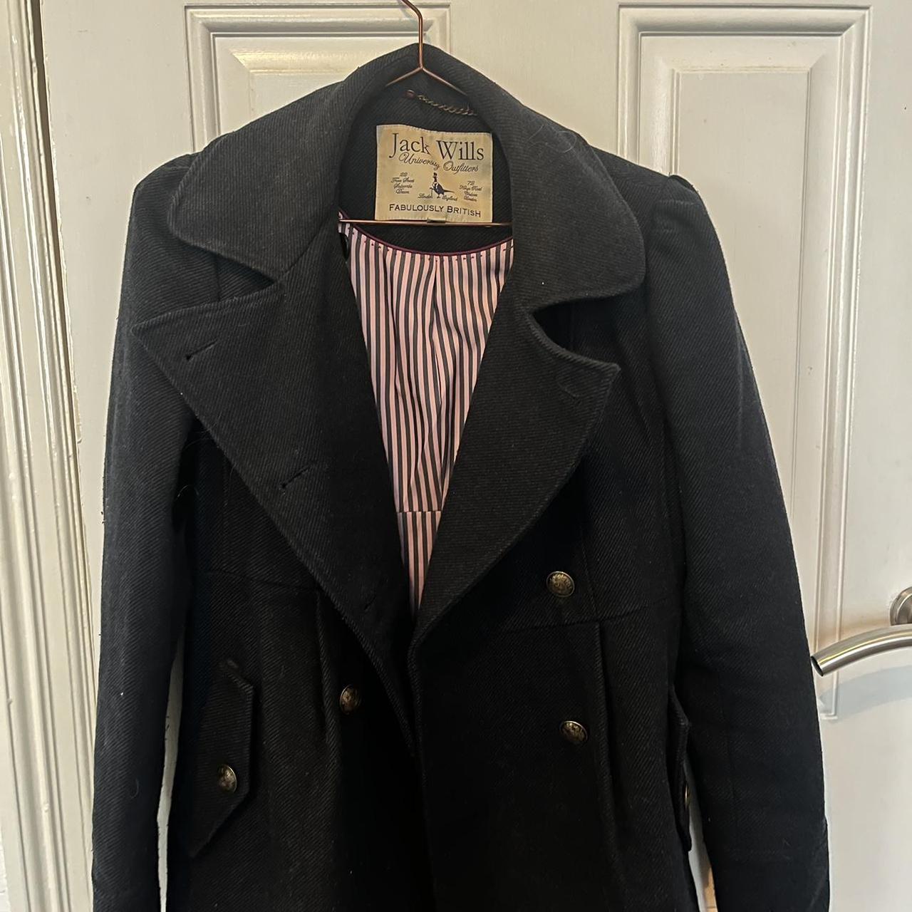 Jack wills clearance navy trench coat