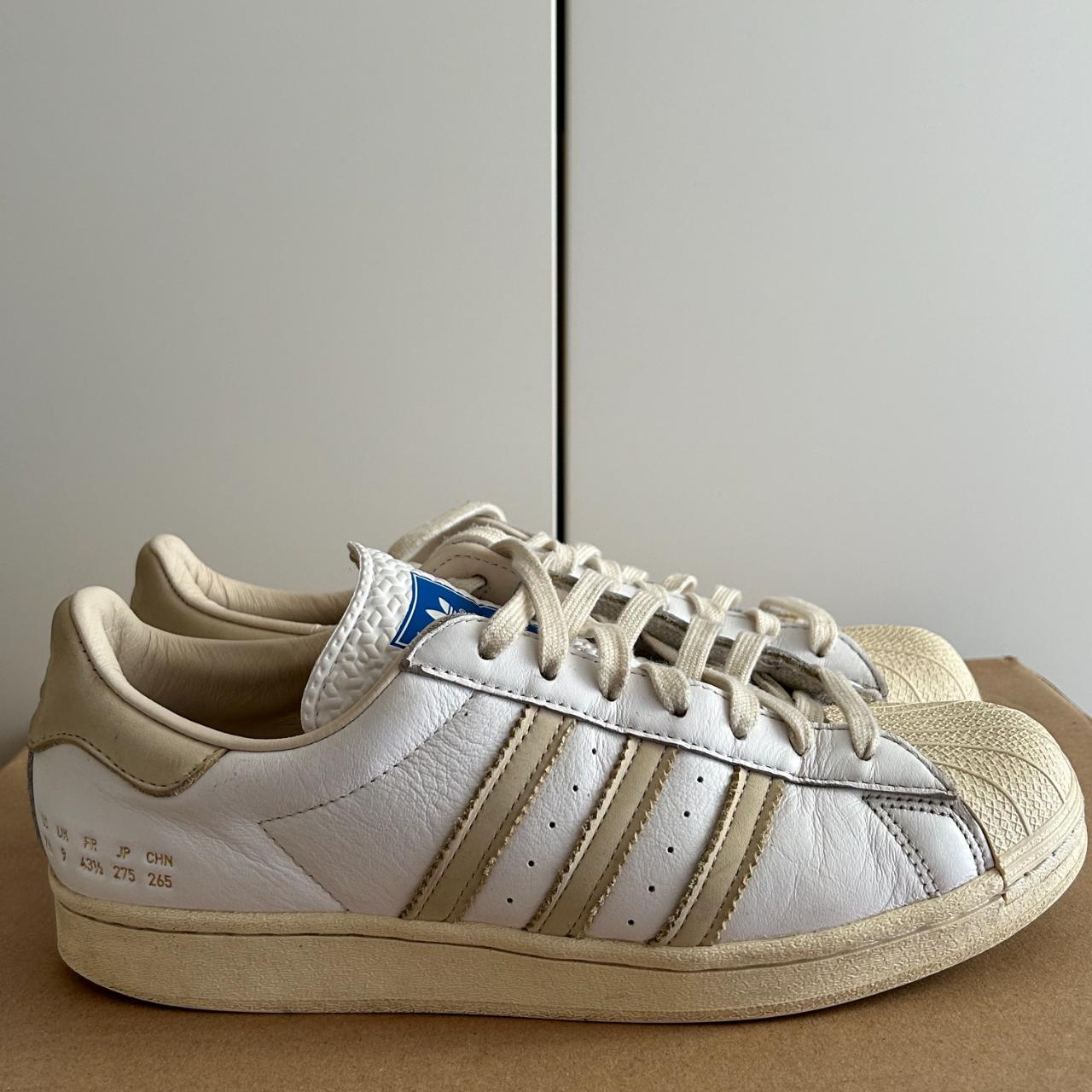 Adidas superstar outlet white size 9