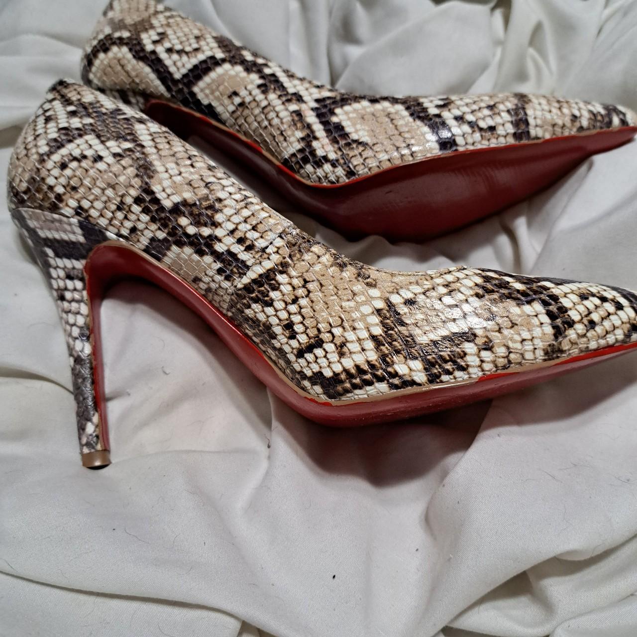 White house black sales market snakeskin pumps