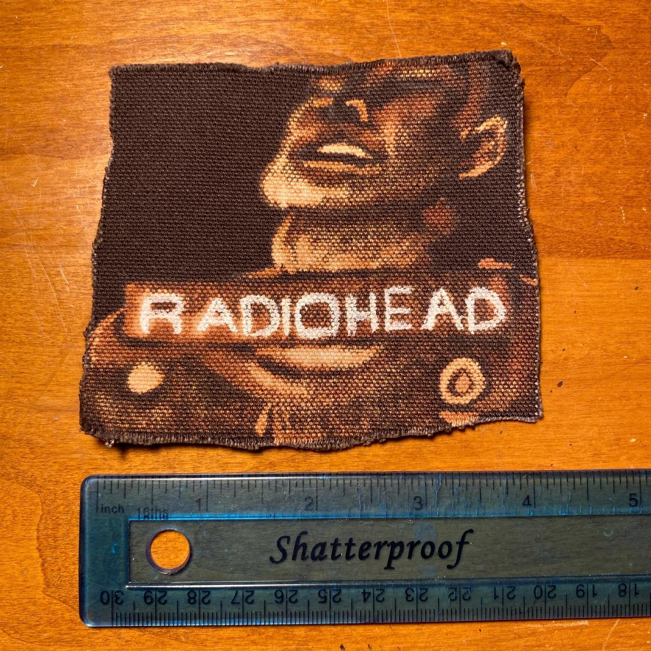 Handmade Bleach Painted Radiohead The Bends Patch Depop