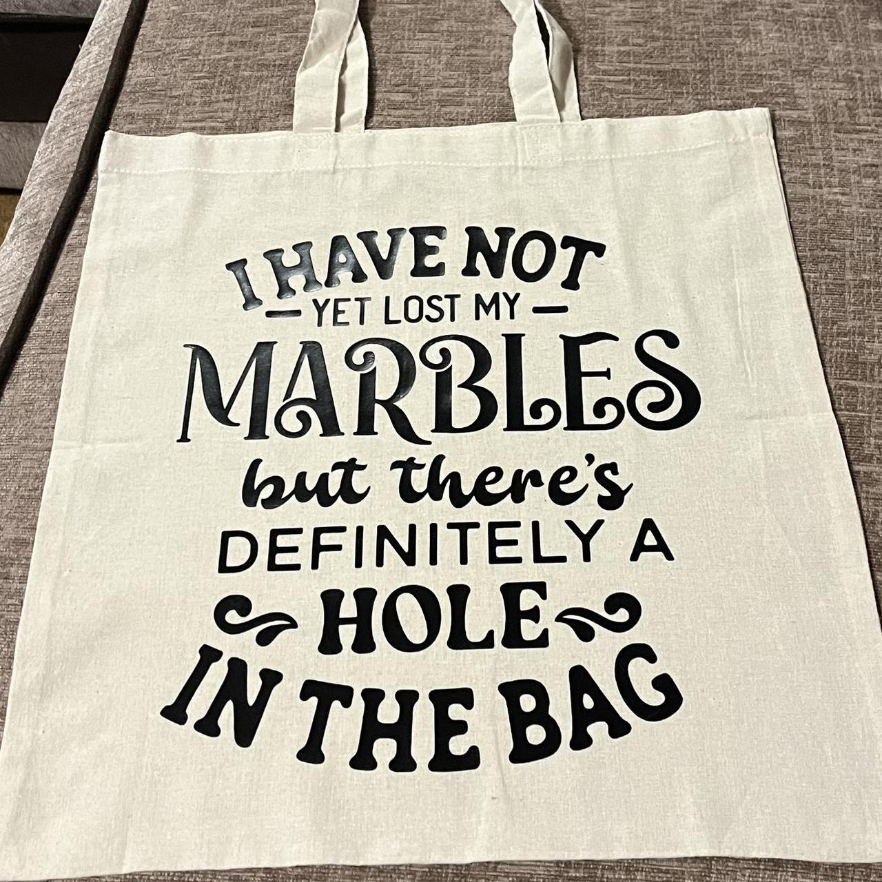 Sarcasm themed tote bag. Design printed by myself... - Depop