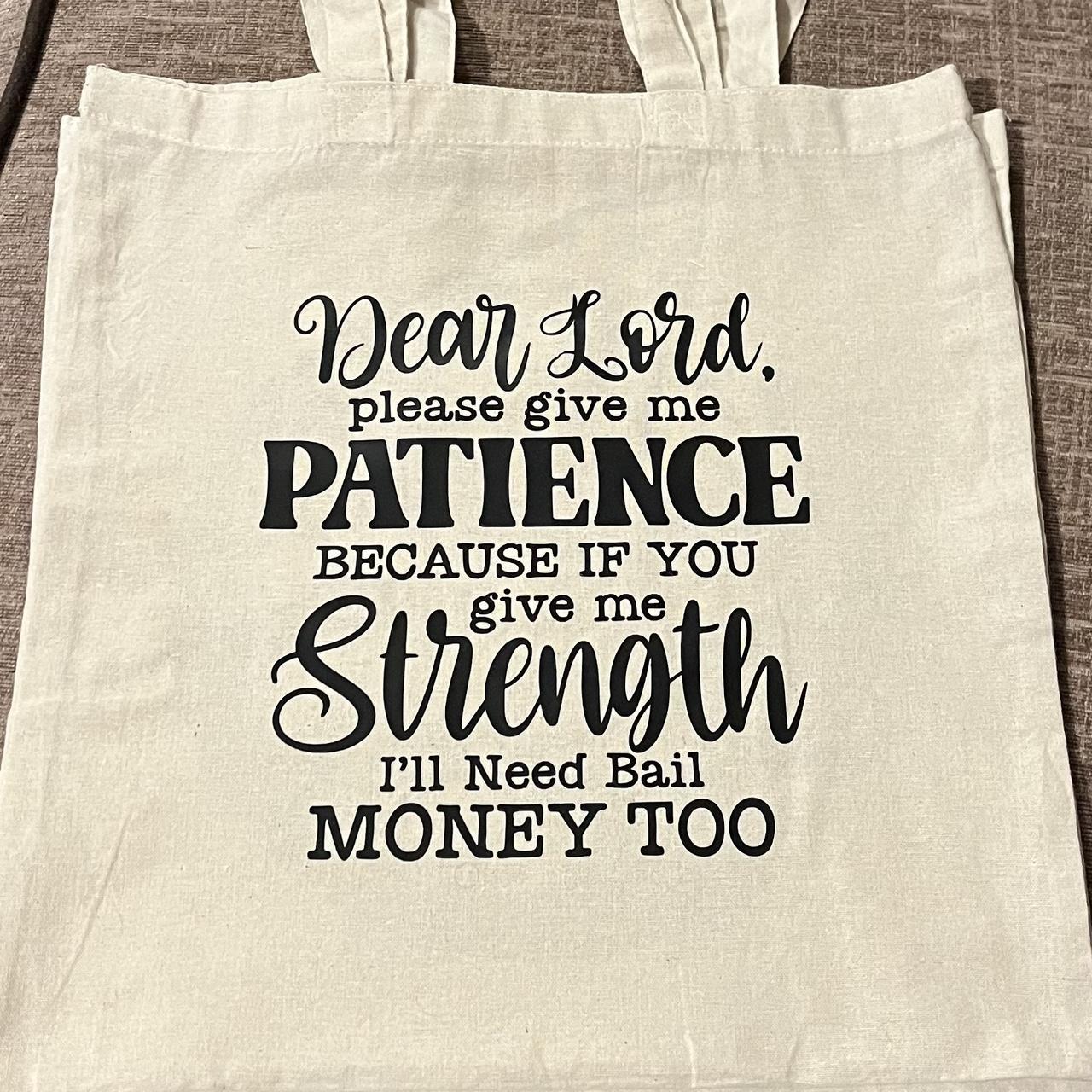 Sarcasm themed tote bag. Design printed by myself... - Depop