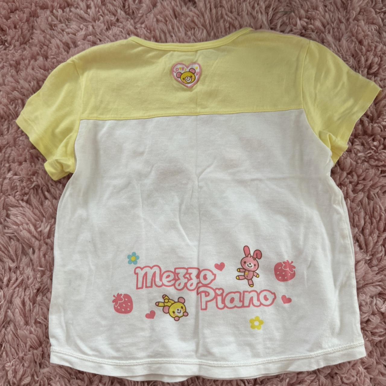 igusa 193 piano glitter T-shirt ピアノ　イエロー 193 Piano glitter T-shirt – Igusa