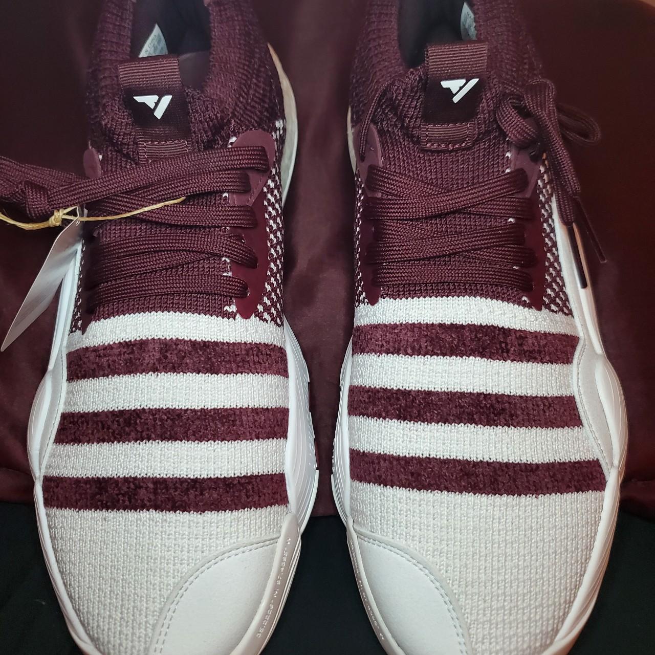 Men s adidas Trae young 2.0 Maroon basketball shoes