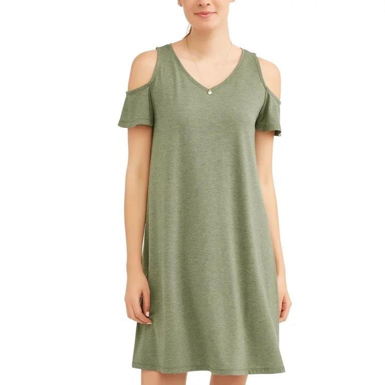 Time and tru deals cold shoulder dress