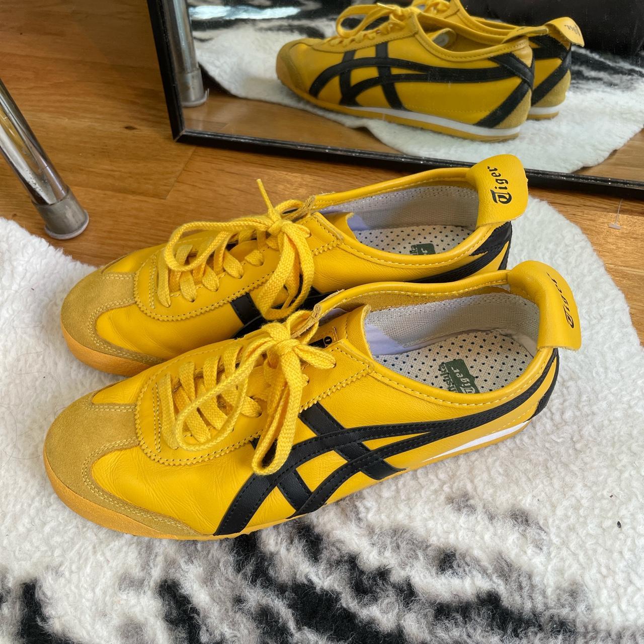 Yellow kill Bill Onitsuka Tiger Mexico 66 sneakers... - Depop