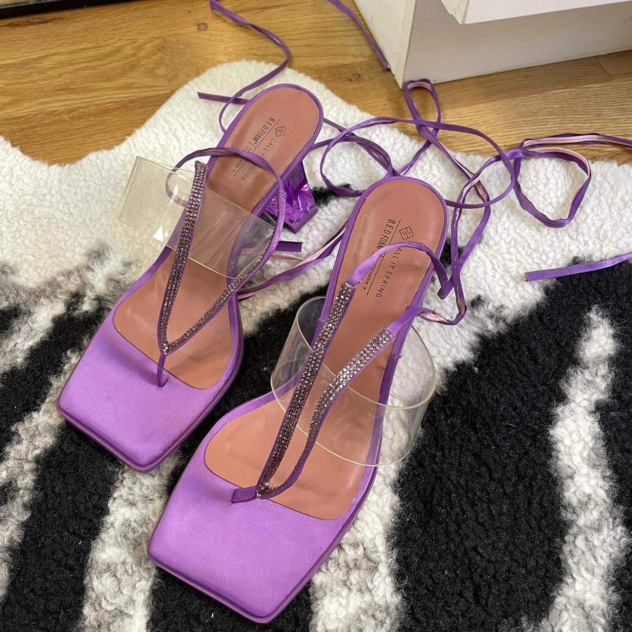 Call it Spring Women's Purple Flipflops