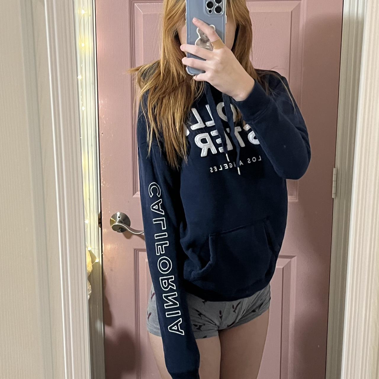 Hollister hot sale hoodie navy