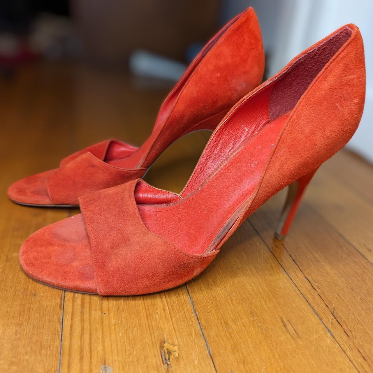 Wittner Talula heel in Tango Orange Size
