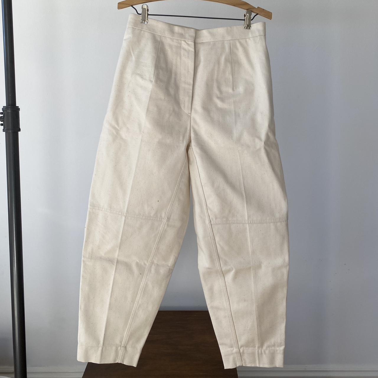 Jil Sander Women's Pants - Cream/White - 32 – Jil Sander