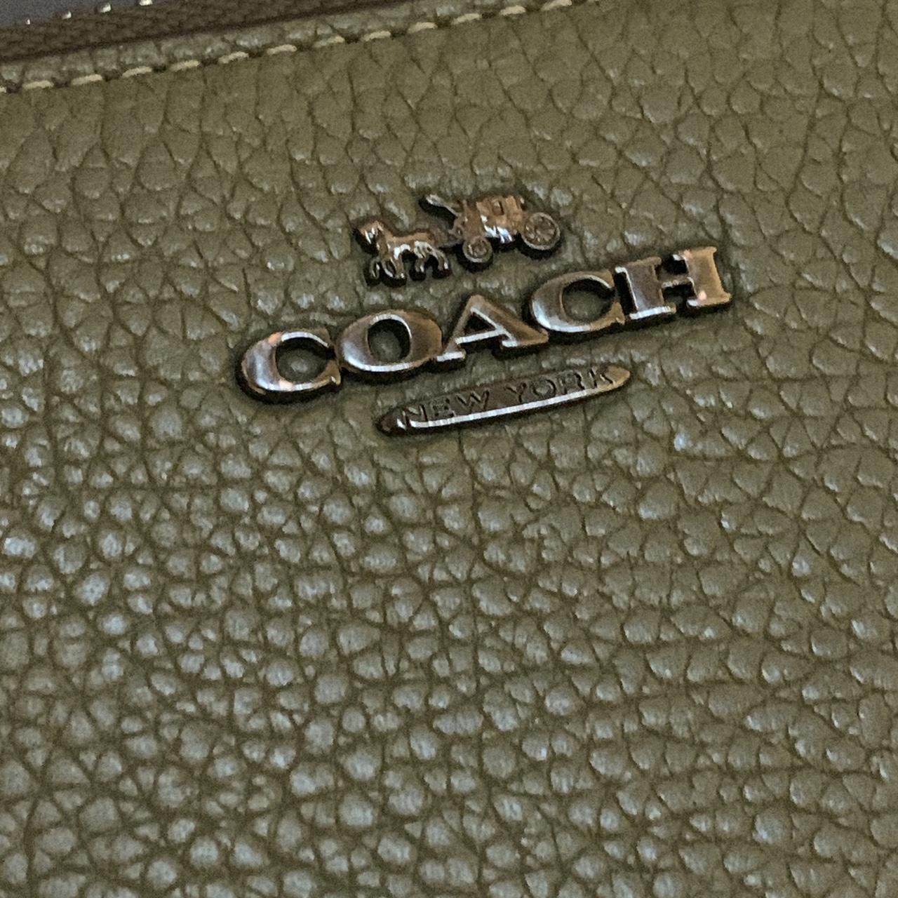 Vintage Coach Accordion Polished Pebble Leather... - Depop