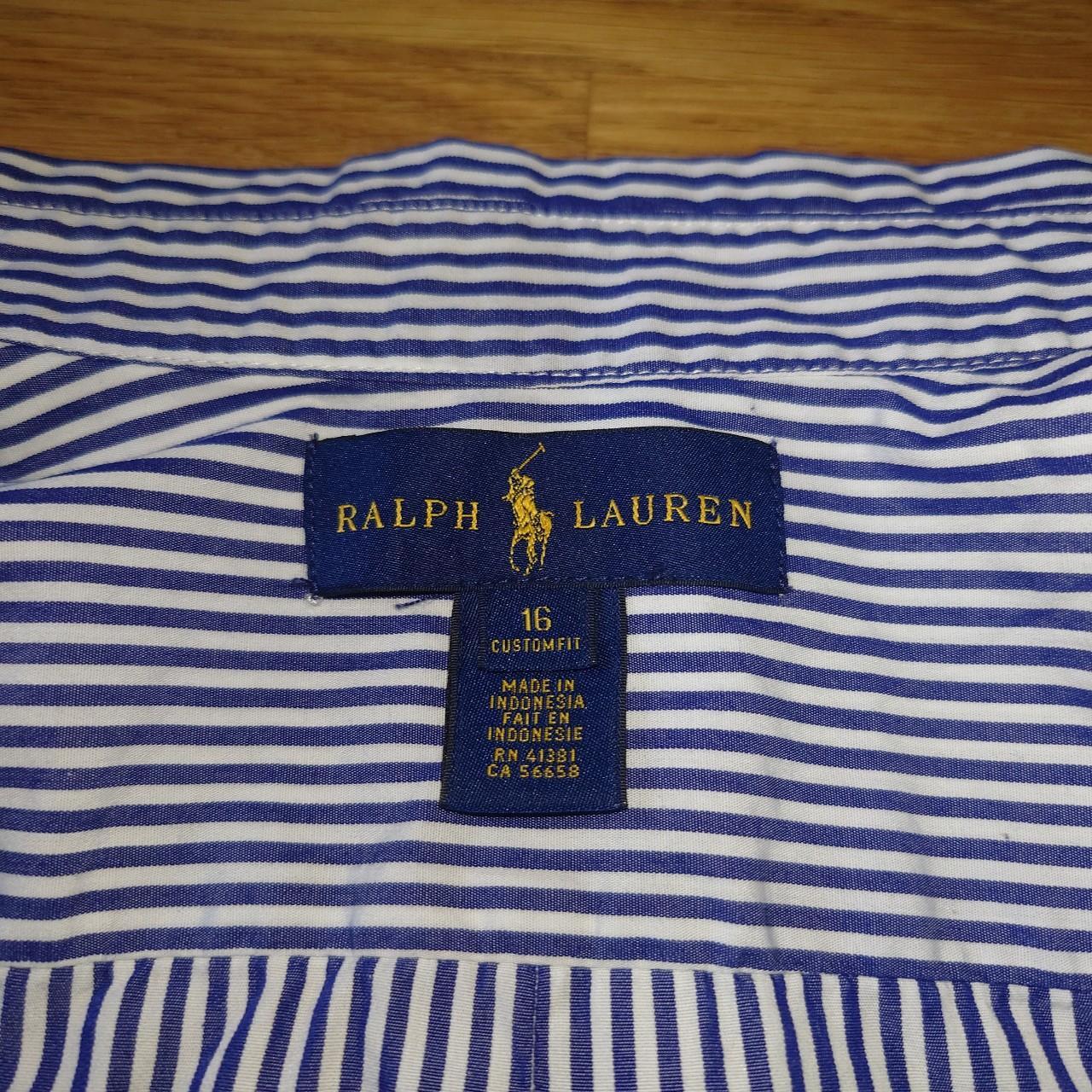 Ralph Lauren long sleeve shirt - Kids age 16 - Slim... - Depop