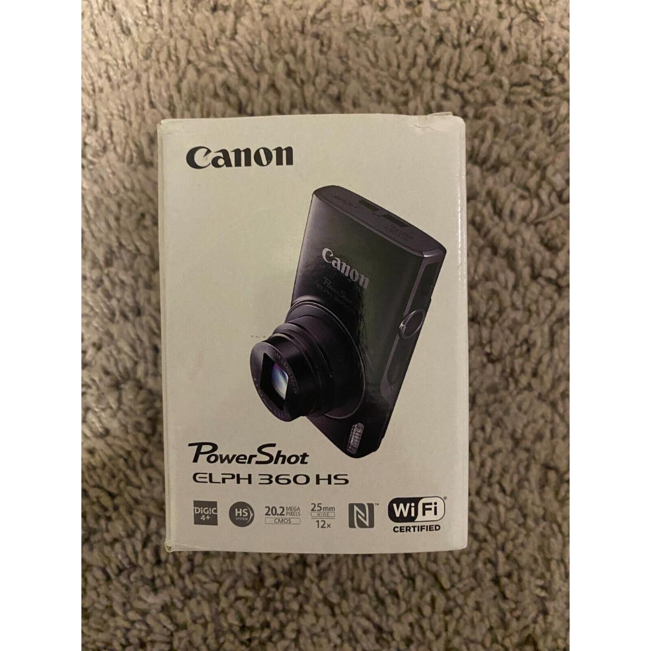 Canon PowerShot ELPH 360 Digital Camera w/ 12x... - Depop