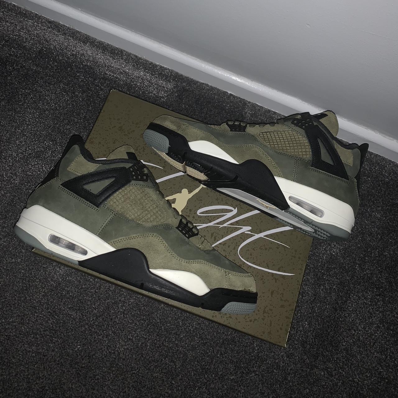 jordan 4 olive green size 9