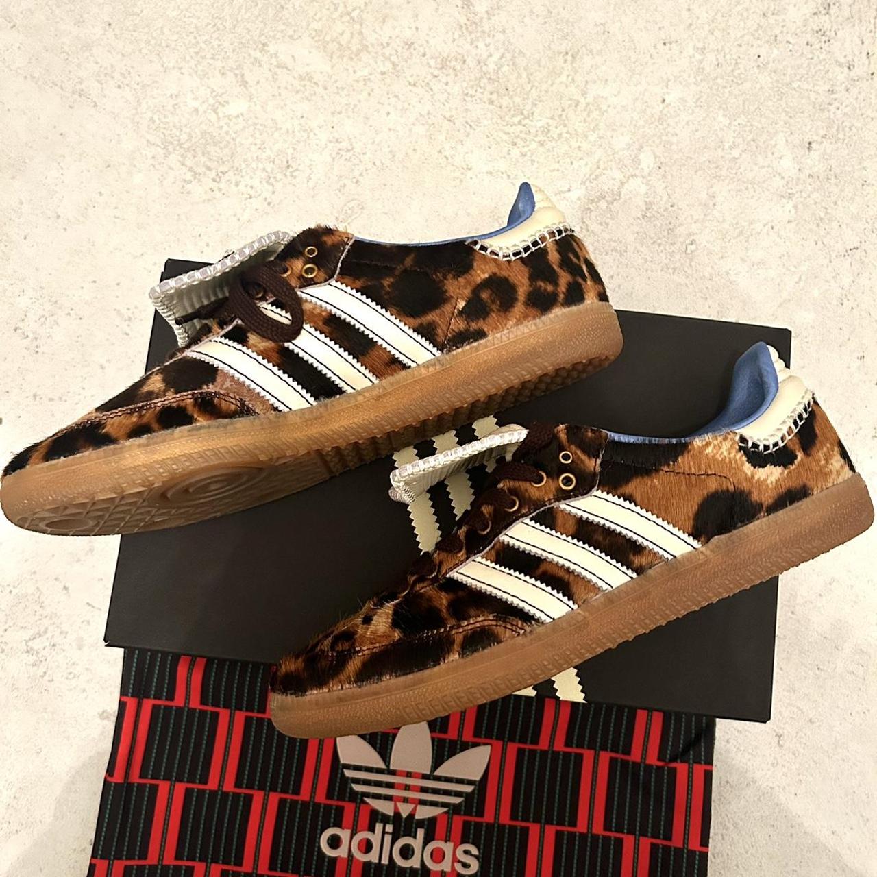 Adidas x Wales Bonner Leopard print UK 8.5 Brand... - Depop