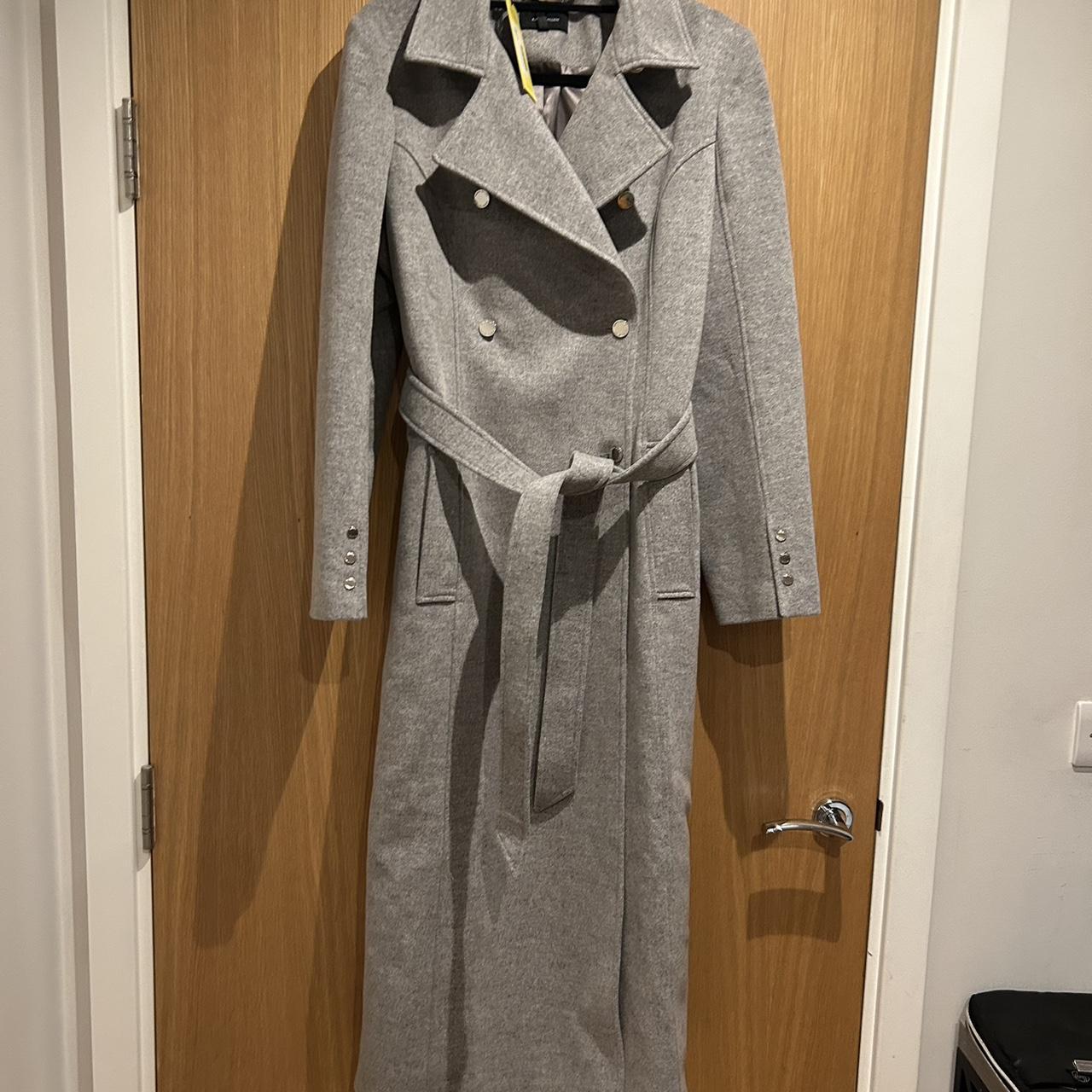 Karen millen hot sale grey coat