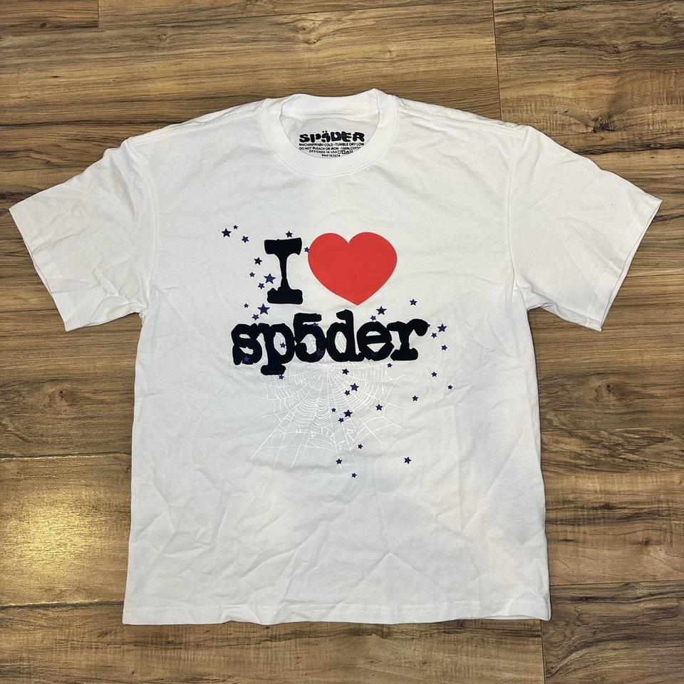 sp5der スパイダー　Tシャツ　spider uk 白 Sp5der I Heart SP5DER Tee White - SS23 - US