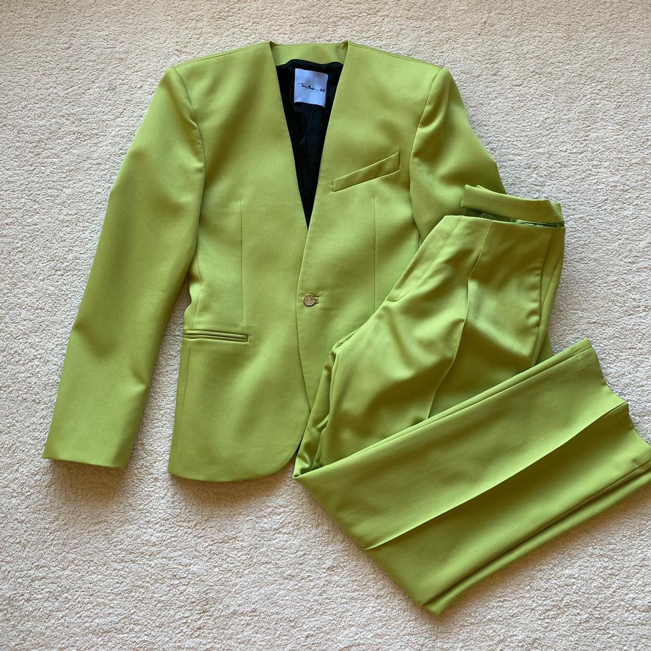 ✨レア✨Thierry mugler スーツセットアップ 緑 サイズ48