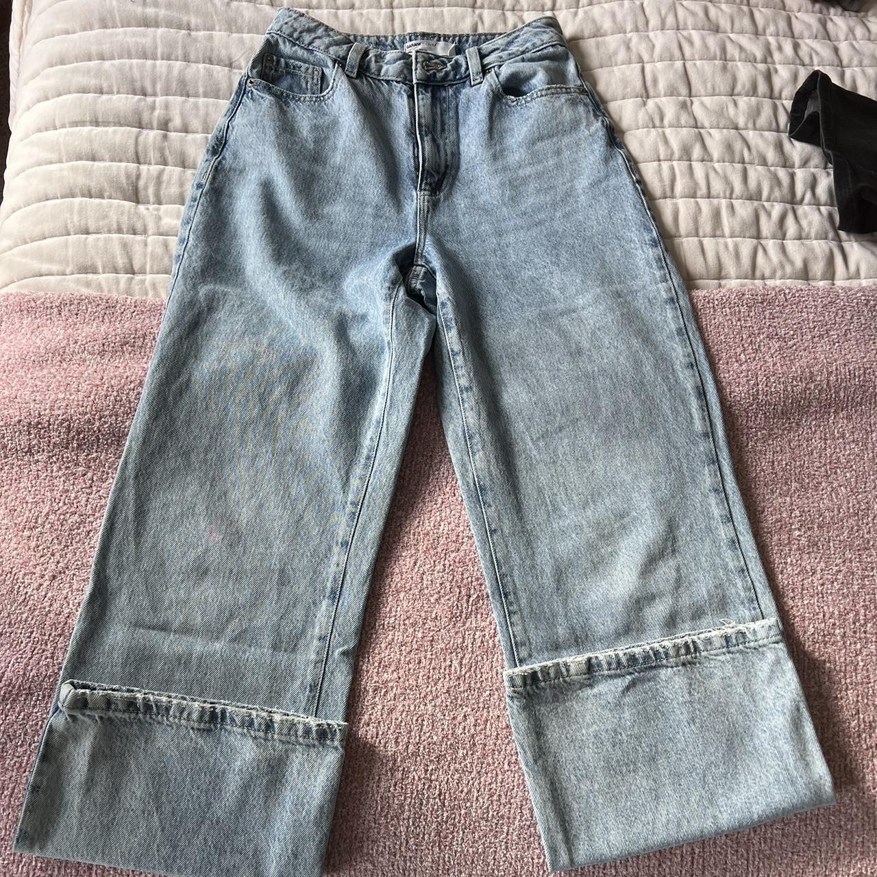 Garage jeans “large/wide leg” size 3 or 26waist tiny... Depop