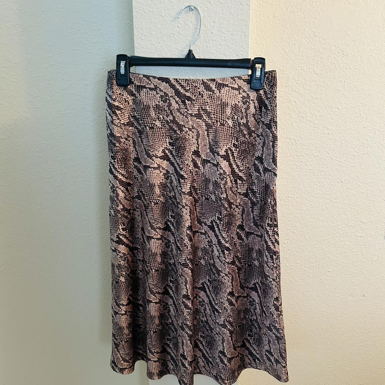 Express snake print skirt hotsell