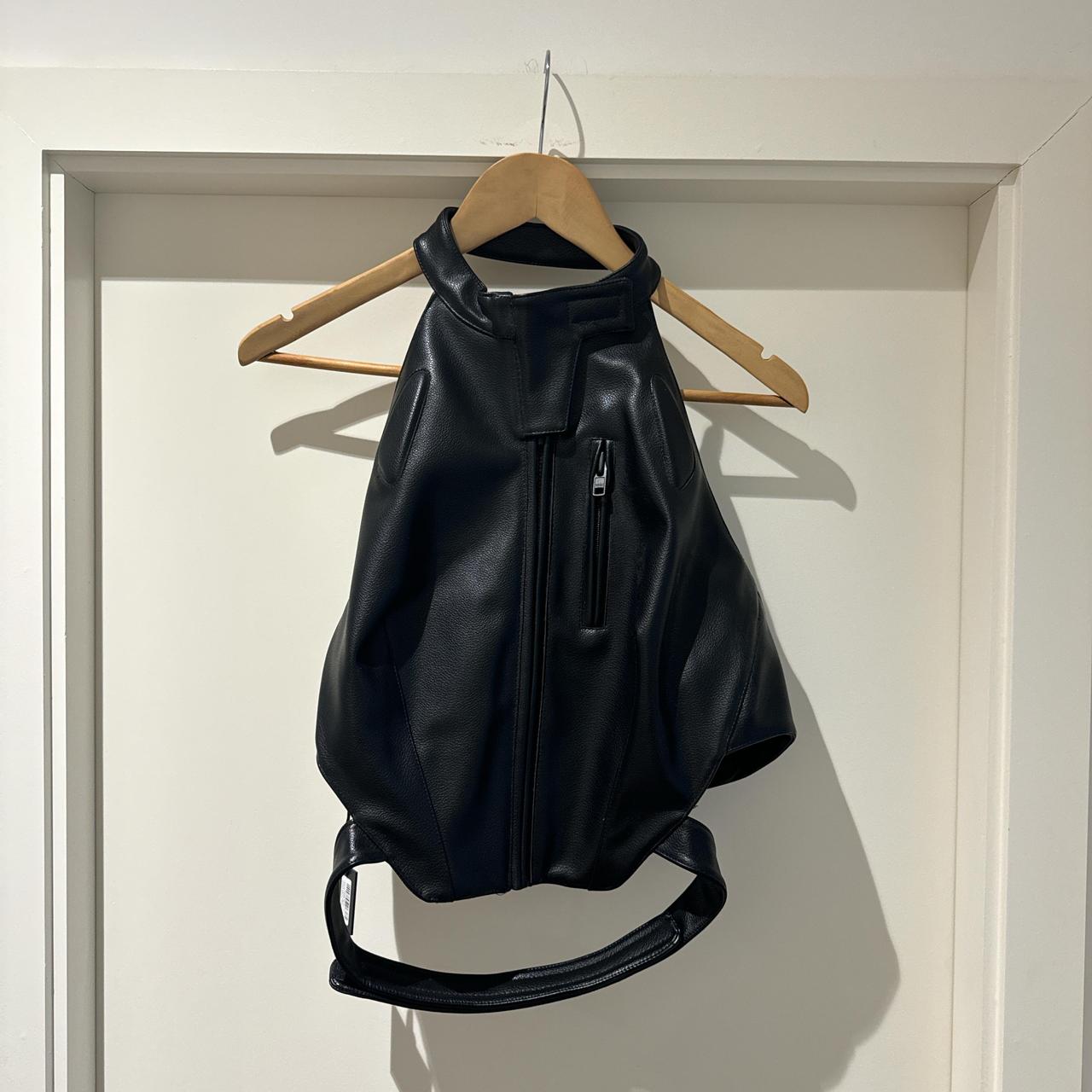 KHY Faux Leather Open Back Brand-new Depop