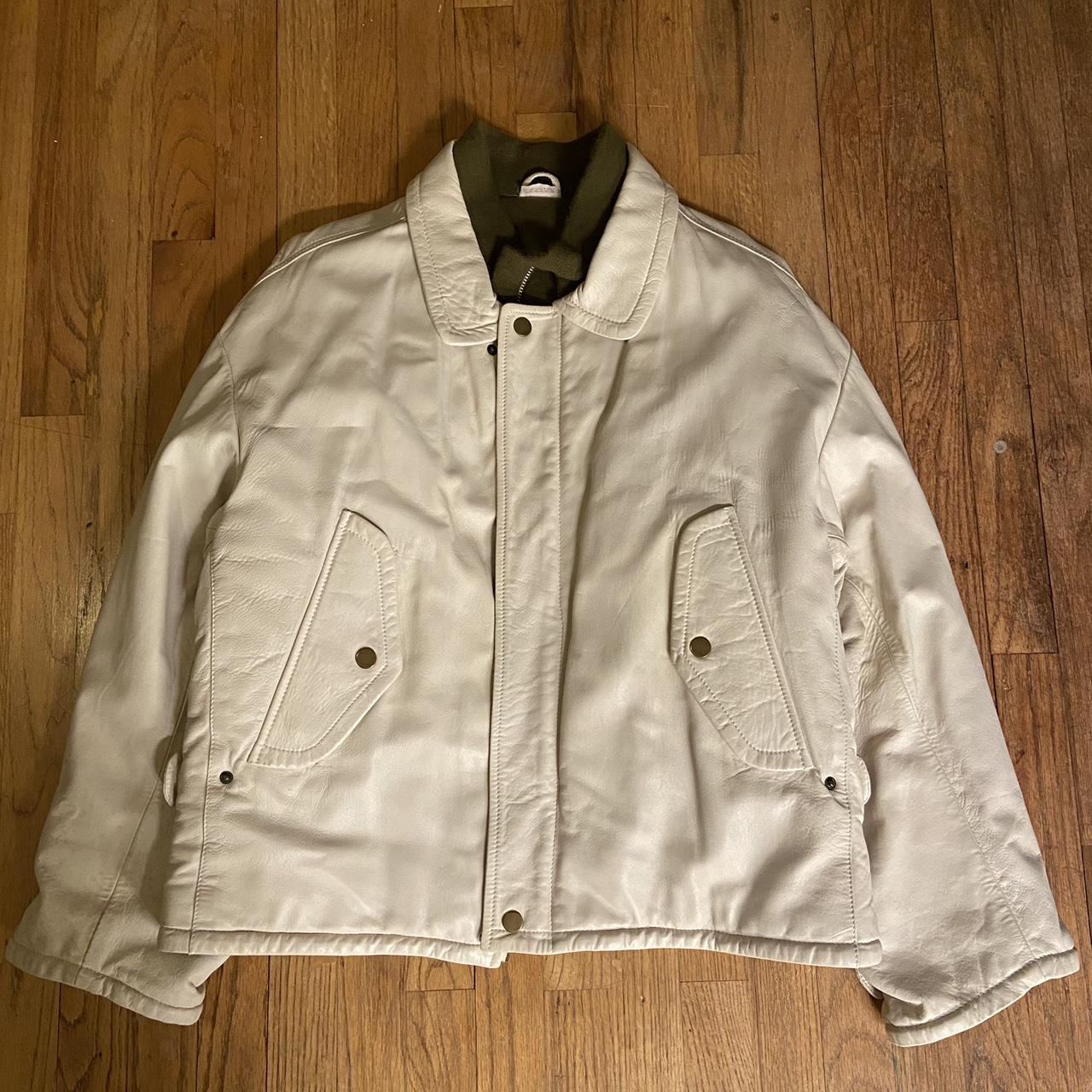 ジャケット・アウター VINTAGE GIORGIO ARMANI JACKET Vintage 1990's GA Giorgio Armani Jeans Leather Black Jacket