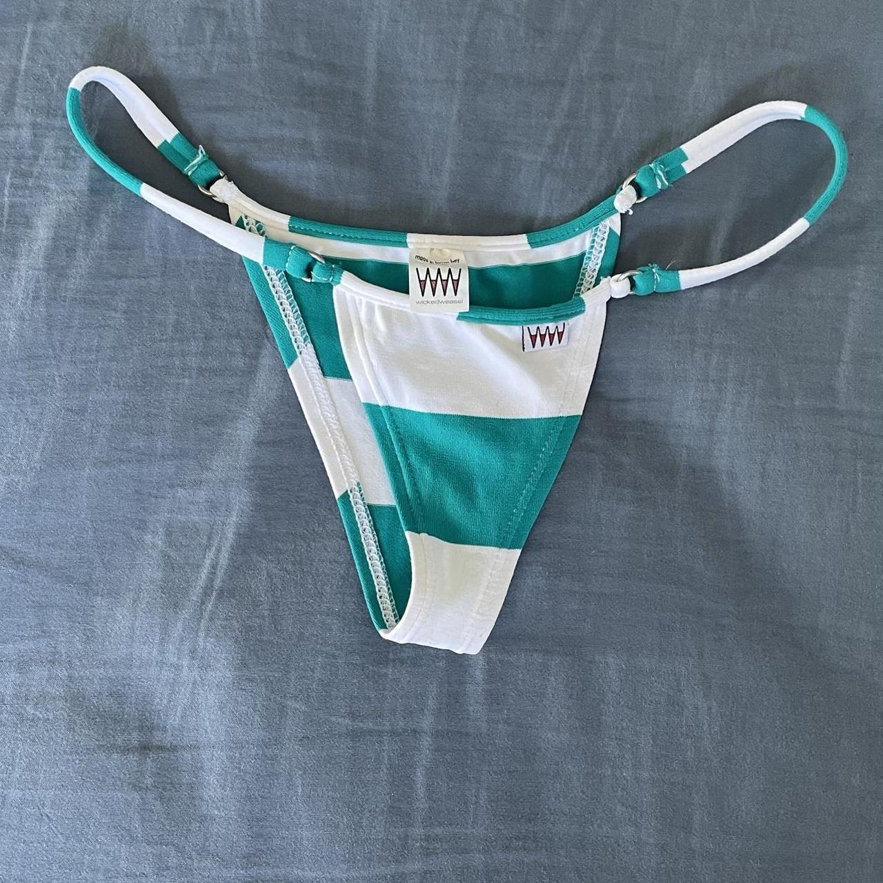 Wicked weasel bikini bottoms sailor style size small... - Depop