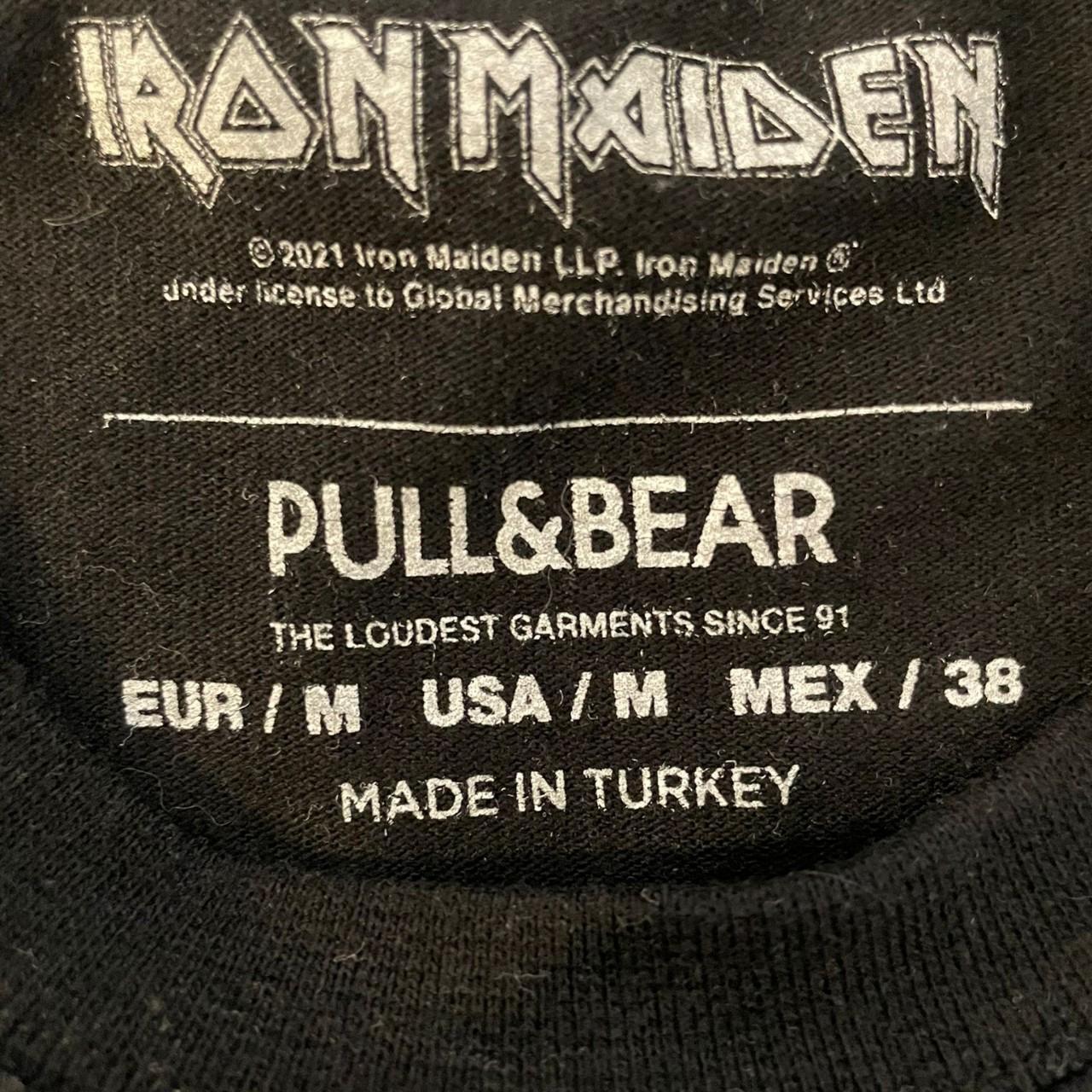 Pull bear Iron Maiden band tee. Size M ironmaiden