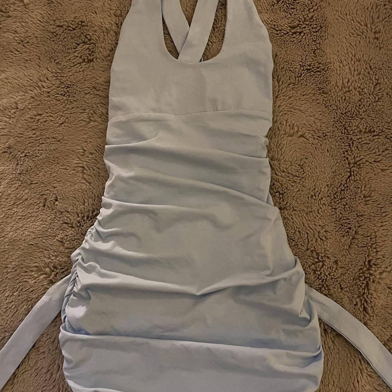 tiger mist ruched dress