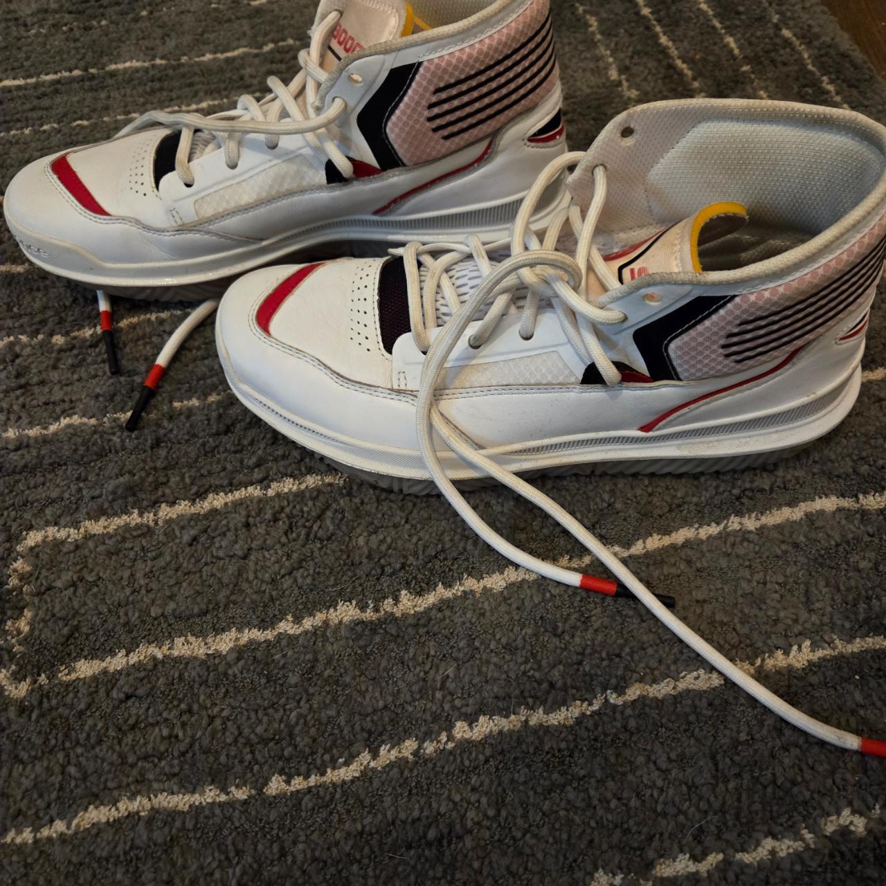 New Balance BB9000 White/Red Size US Depop